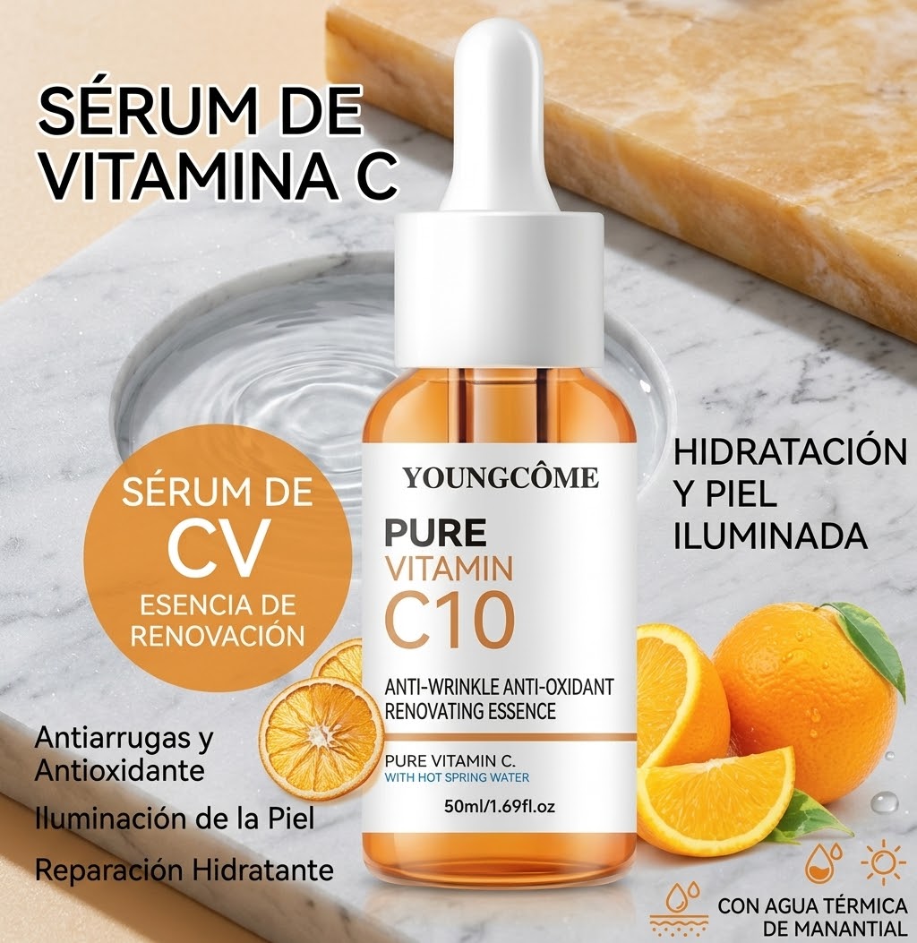 Sérum Vitamina C e Ácido Hialurónico Iluminador