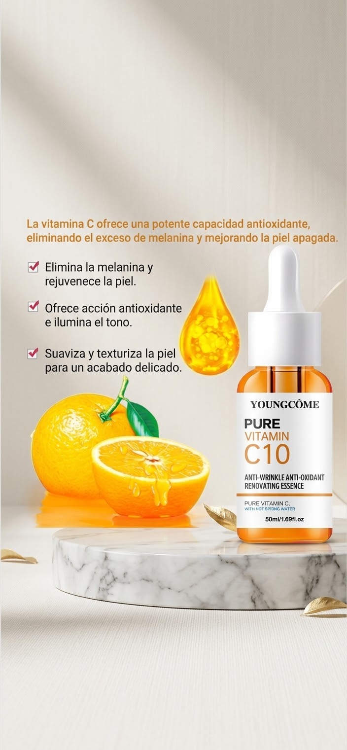 Sérum Vitamina C e Ácido Hialurónico Iluminador