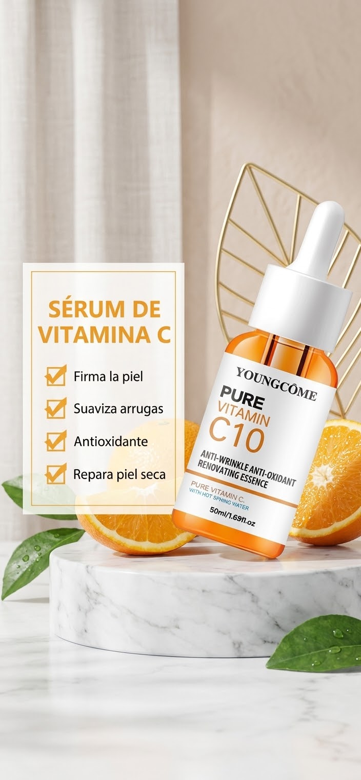 Sérum Vitamina C e Ácido Hialurónico Iluminador