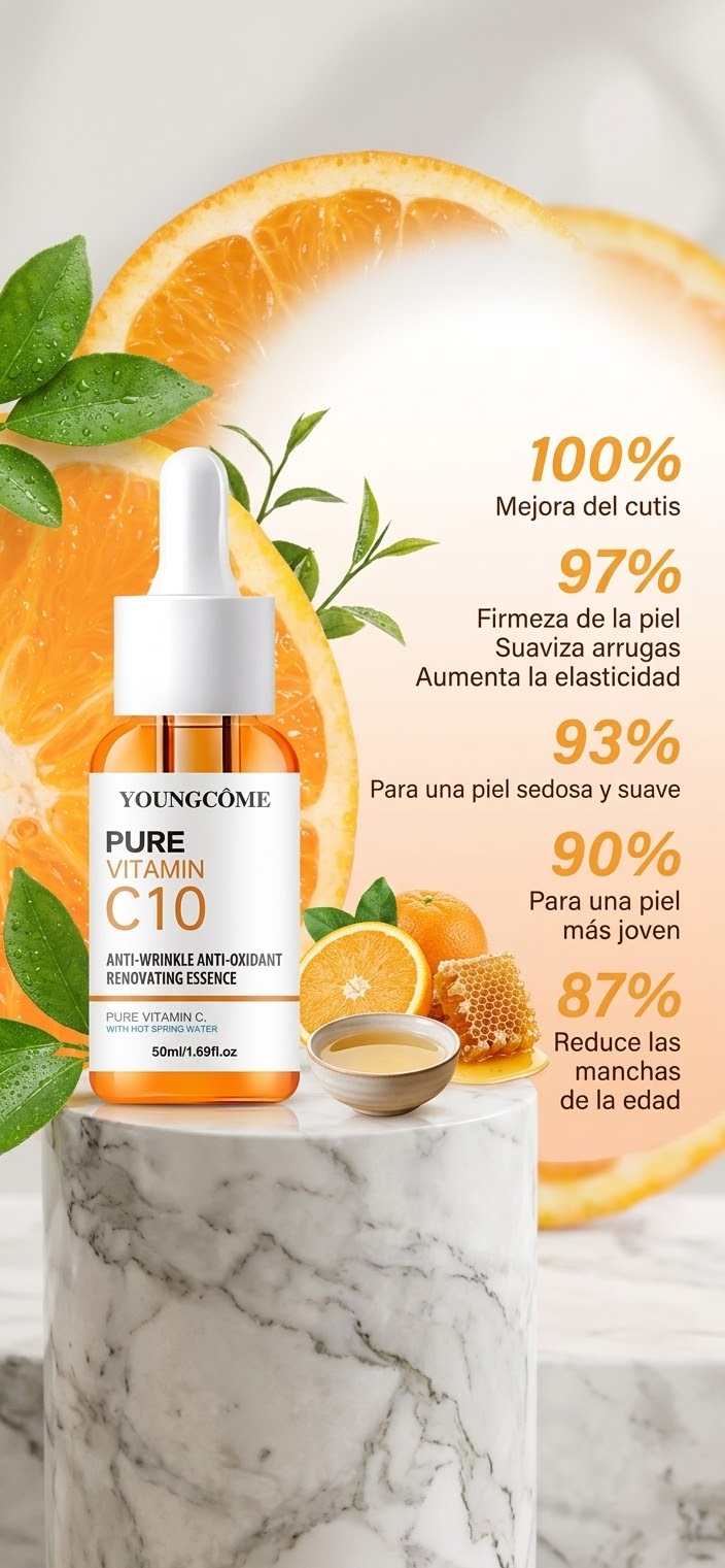 Sérum Vitamina C e Ácido Hialurónico Iluminador