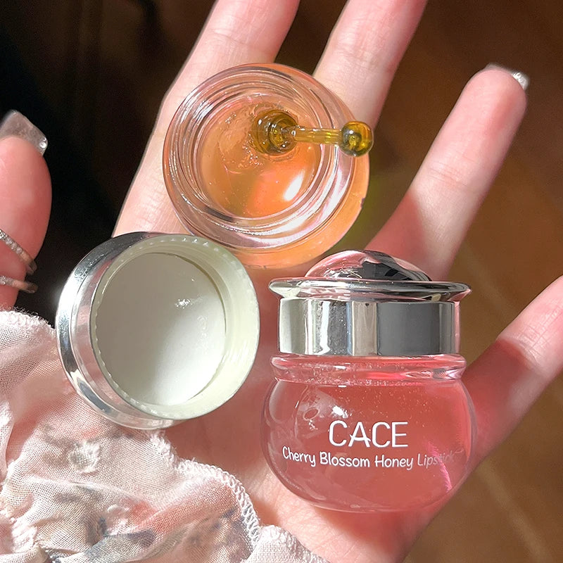 Aceite Bálsamo Labial CACE Miel y Cereza – Hidratante y Brillo Labial de Larga Duración