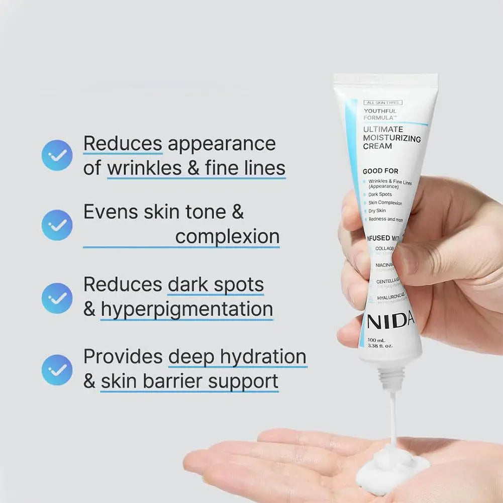 Crema Hidratante NIDA Antiedad y Calmante