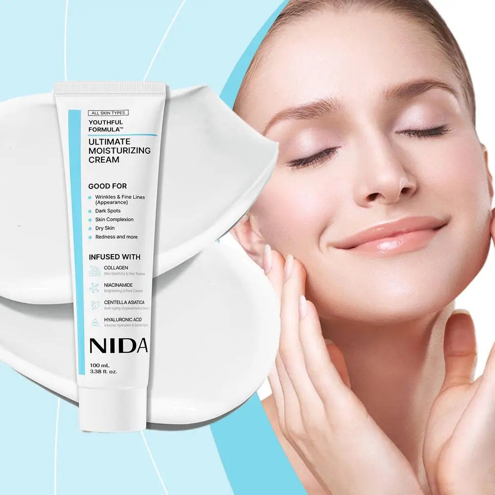 Crema Hidratante NIDA Antiedad y Calmante