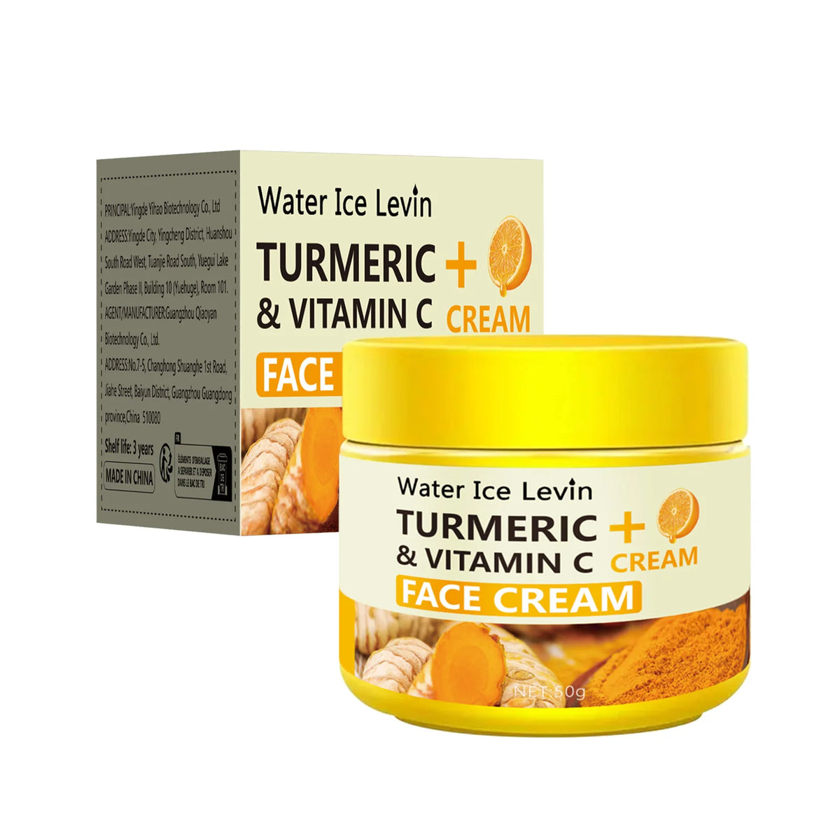 Crema Antiedad Cúrcuma y Vitamina C 50g